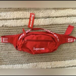 Supreme Red fanny pack